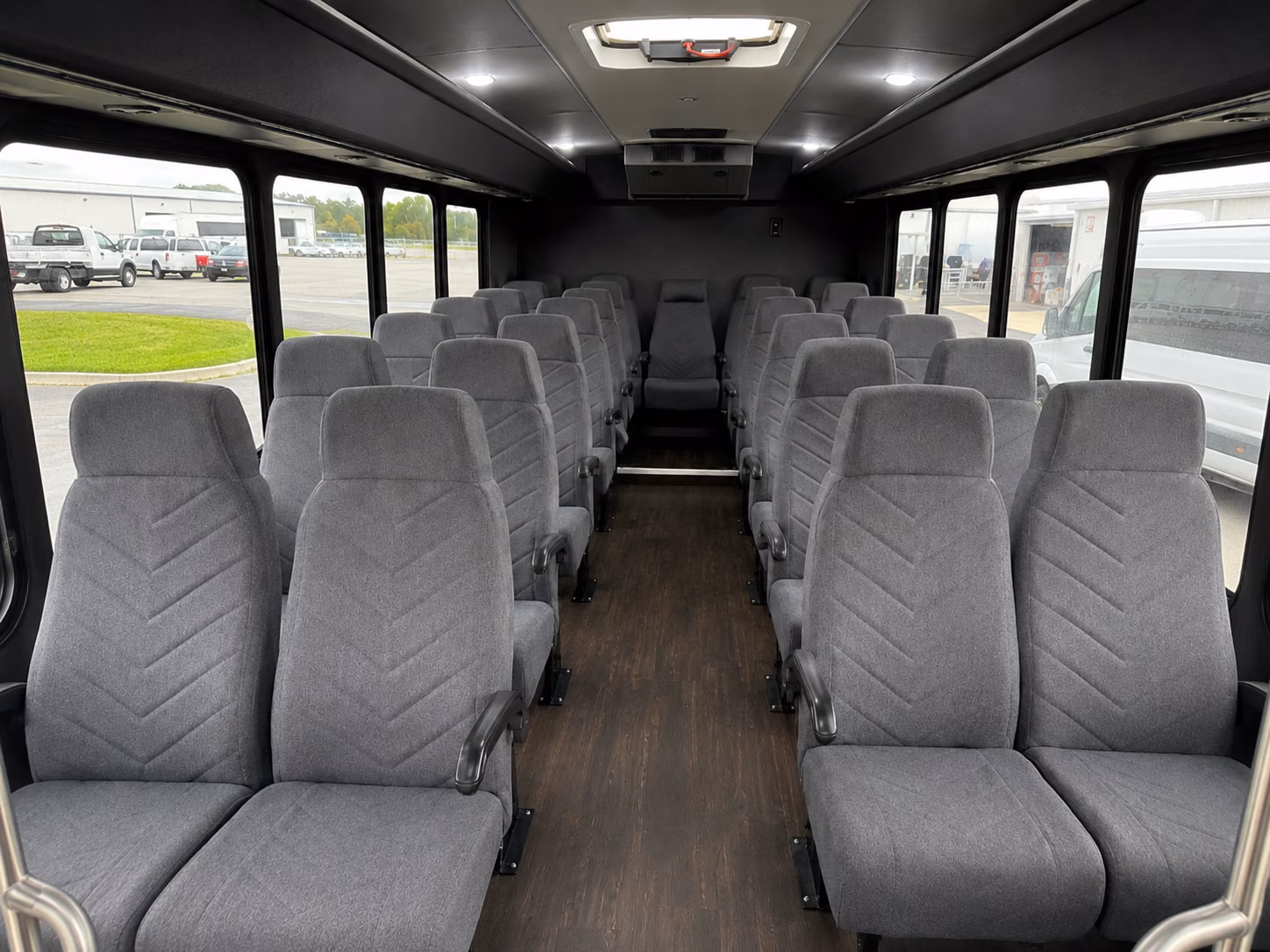 greenville 18 passenger minibus interior
