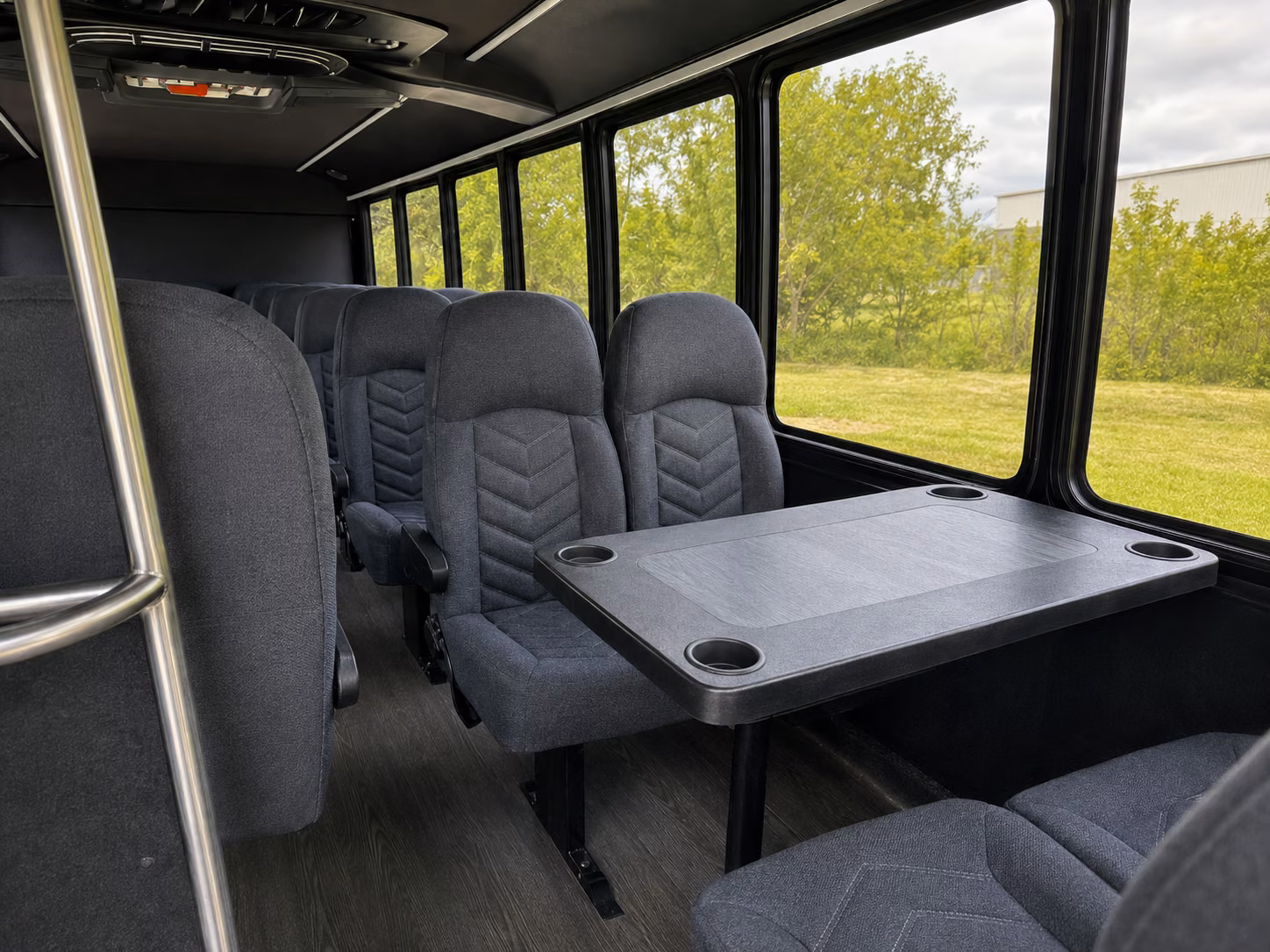 greenville 20 passenger minibus inside