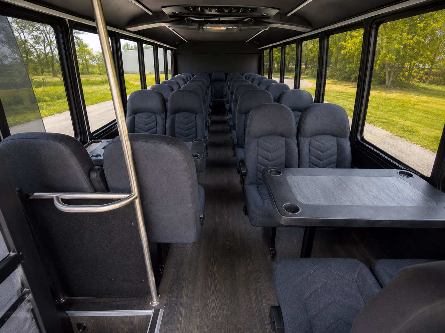 greenville 20 passenger minibus interior