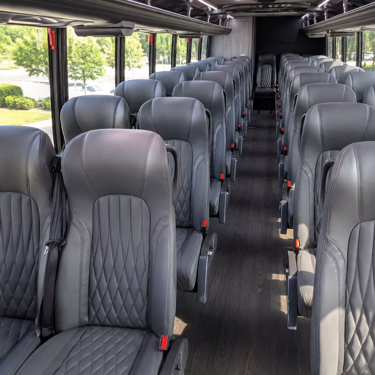 greenville 25 passenger minibus inside