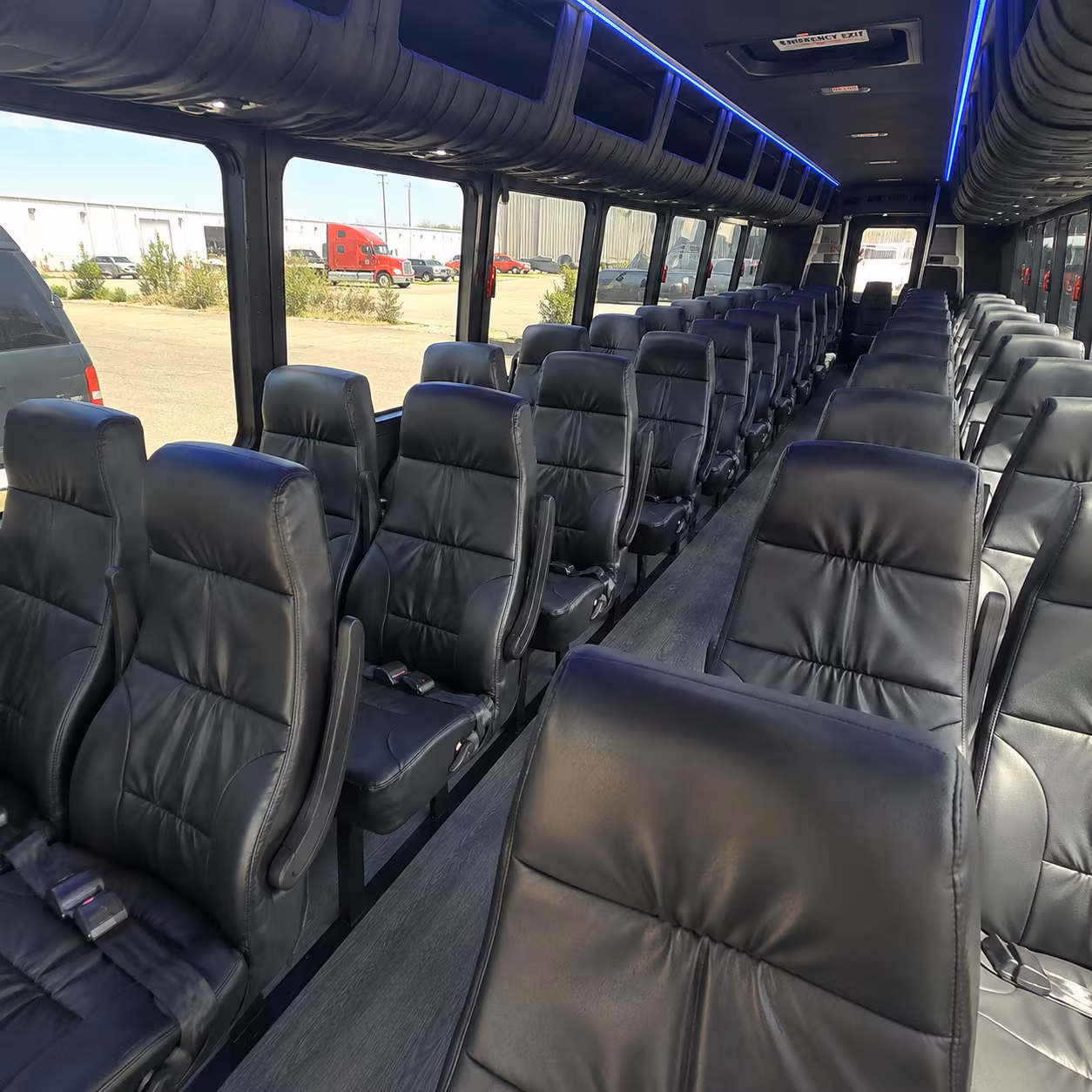 greenville 30 passenger minibus interior