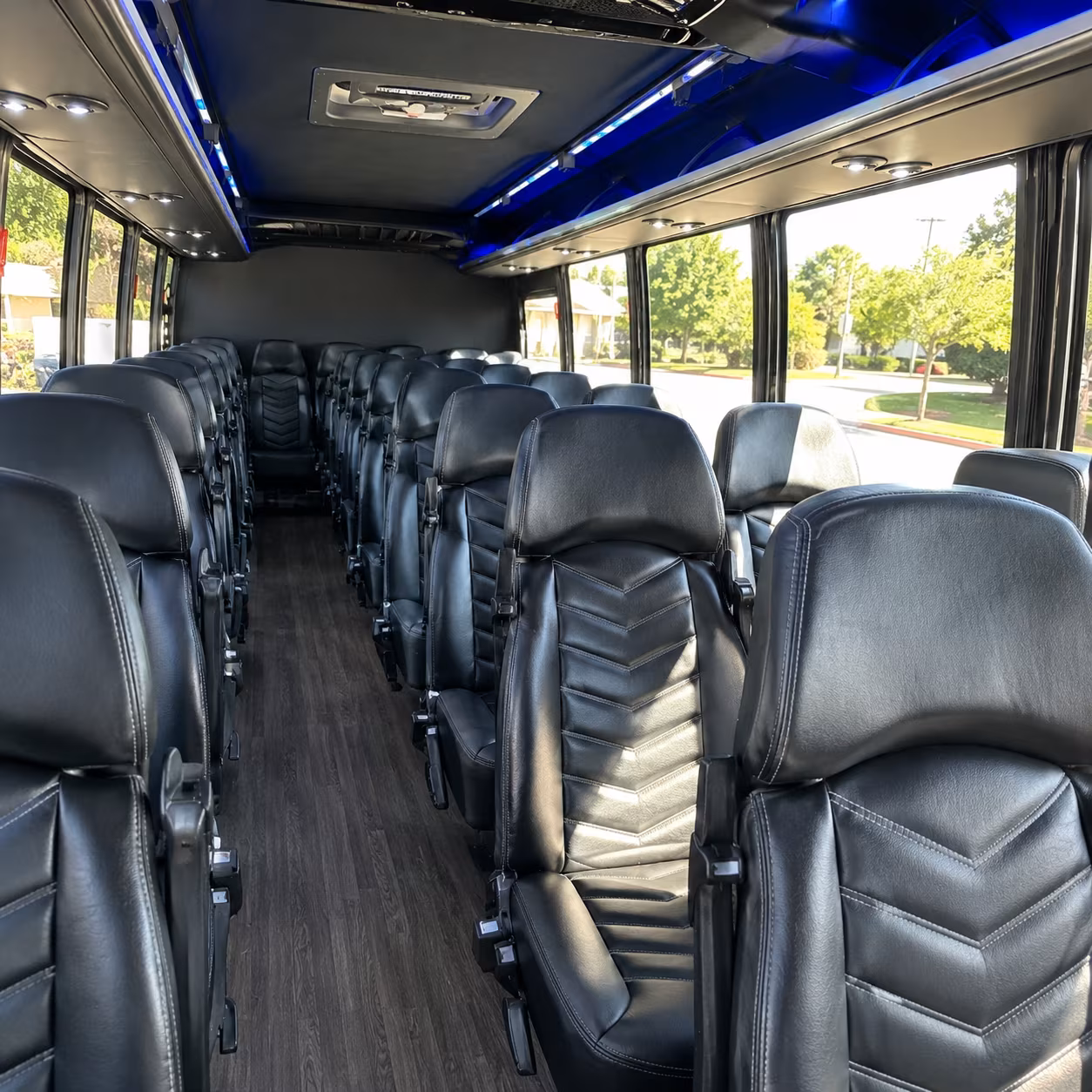greenville corporate transportation onboard seating