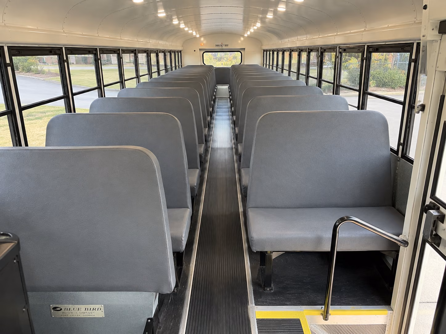 greenville school bus inside