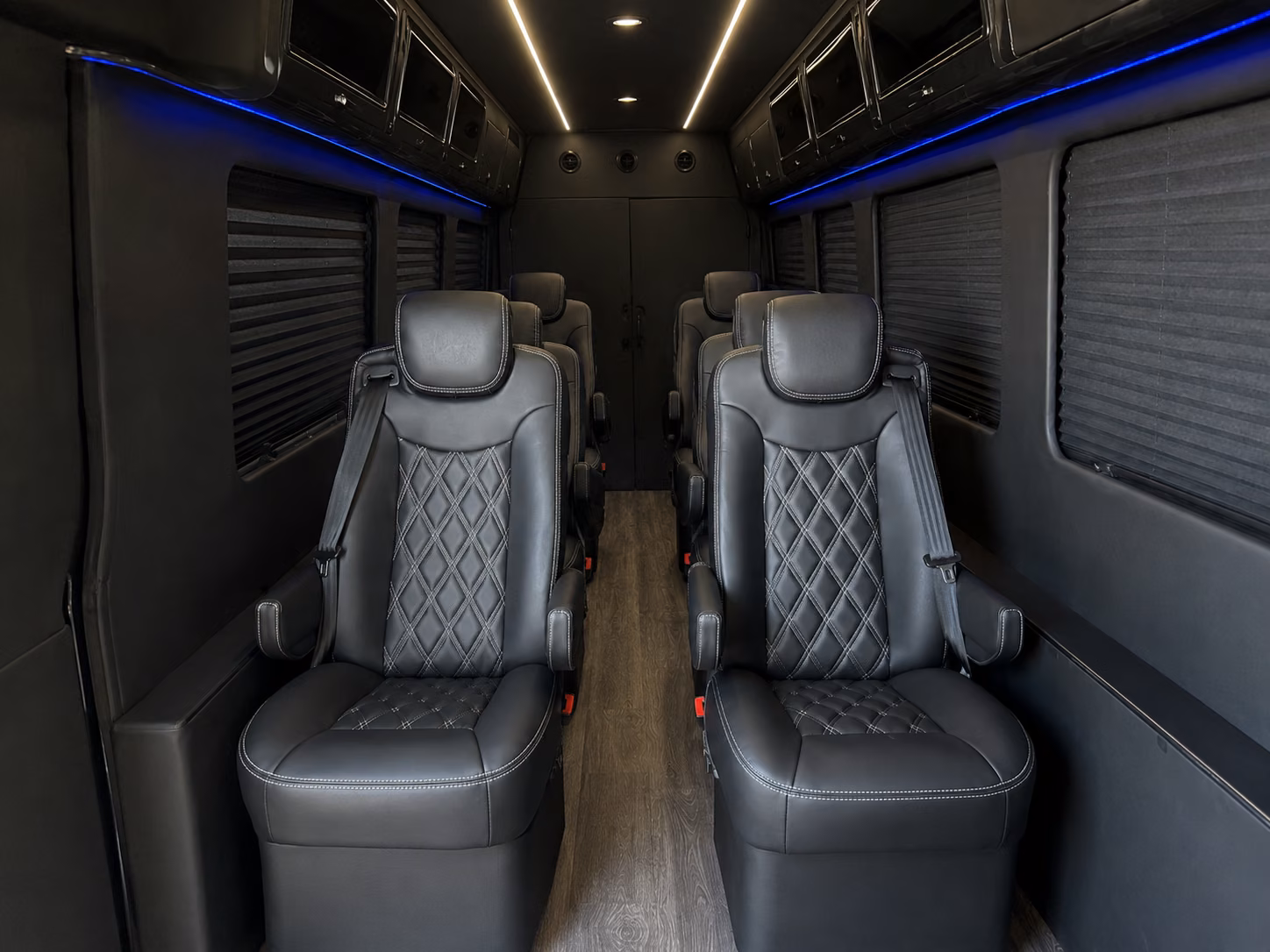 greenville sprinter van with driver inside
