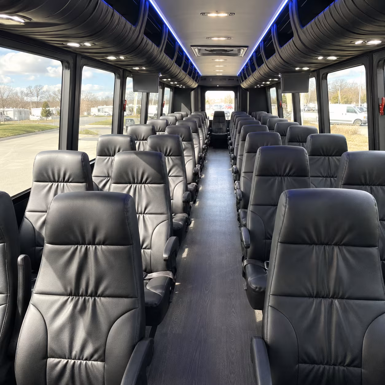 minibuses for greenville museum of art and downtown field trips